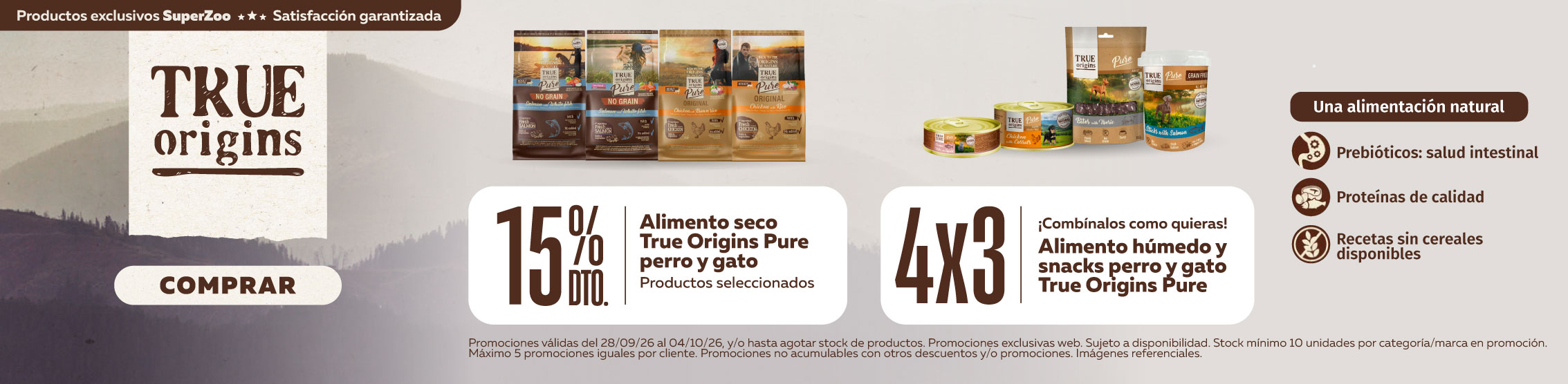 super ofertas true origins